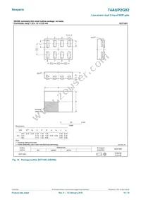 74AUP2G02GD Datasheet Page 16