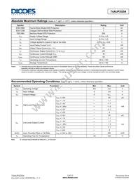 74AUP2G04DW-7 Datasheet Page 3