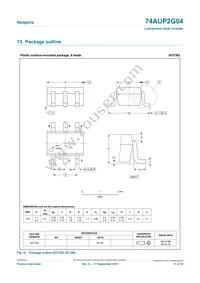 74AUP2G04GN Datasheet Page 11