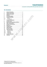 74AUP2G0604GSH Datasheet Page 20