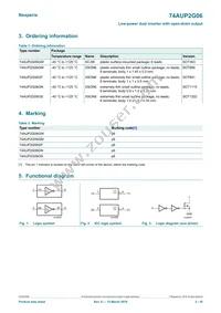 74AUP2G06GN Datasheet Page 2