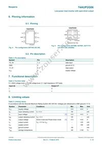 74AUP2G06GN Datasheet Page 3