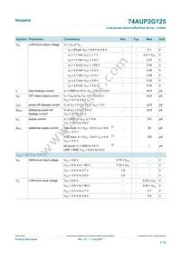 74AUP2G125GD Datasheet Page 8