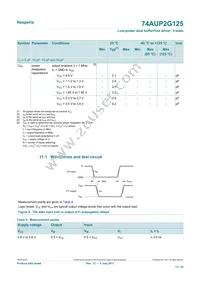 74AUP2G125GD Datasheet Page 13