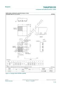 74AUP2G125GD Datasheet Page 19