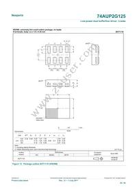 74AUP2G125GD Datasheet Page 20