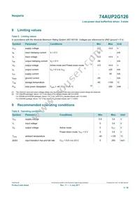 74AUP2G126GD Datasheet Page 5