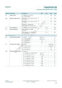 74AUP2G126GD Datasheet Page 7