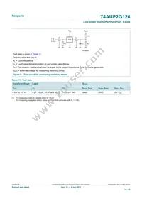 74AUP2G126GD Datasheet Page 15
