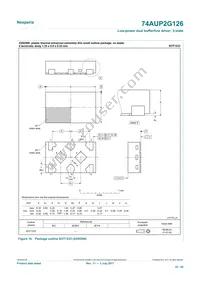 74AUP2G126GD Datasheet Page 22