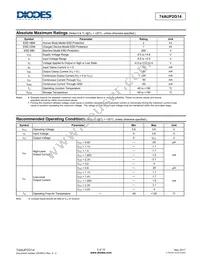 74AUP2G14DW-7 Datasheet Page 3