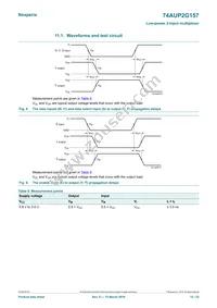 74AUP2G157GD Datasheet Page 12