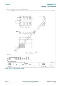 74AUP2G157GD Datasheet Page 19