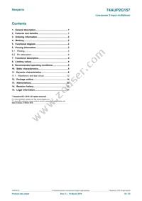 74AUP2G157GD Datasheet Page 22