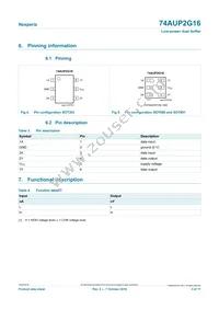 74AUP2G16GFH Datasheet Page 3