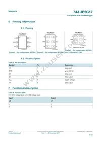 74AUP2G17GN Datasheet Page 3
