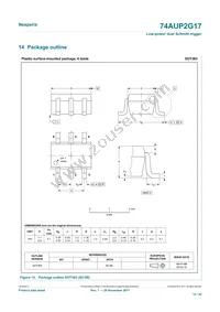 74AUP2G17GN Datasheet Page 14