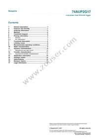 74AUP2G17GN Datasheet Page 22