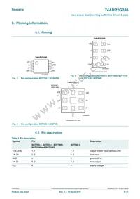 74AUP2G240GD Datasheet Page 3