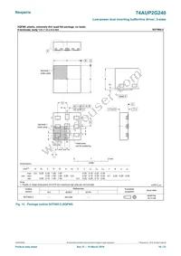 74AUP2G240GD Datasheet Page 16