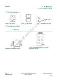74AUP2G32GD Datasheet Page 3