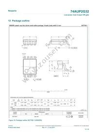 74AUP2G32GD Datasheet Page 12