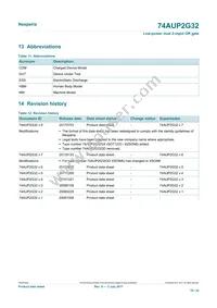 74AUP2G32GD Datasheet Page 19