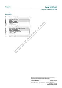 74AUP2G32GD Datasheet Page 22