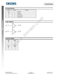 74AUP2G3404FW4-7 Datasheet Page 2
