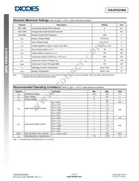 74AUP2G3404FW4-7 Datasheet Page 3