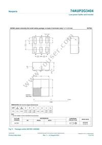 74AUP2G3404GF Datasheet Page 13