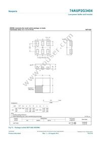 74AUP2G3404GF Datasheet Page 15