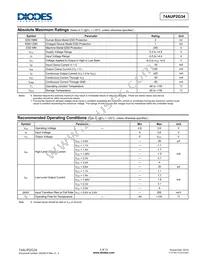 74AUP2G34FZ4-7 Datasheet Page 3