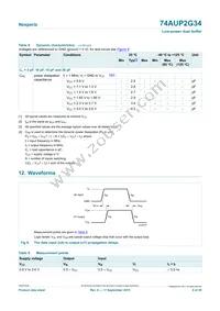 74AUP2G34GN Datasheet Page 9