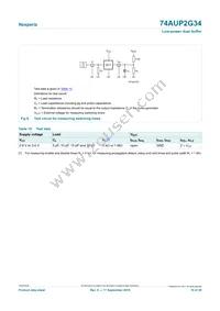 74AUP2G34GN Datasheet Page 10
