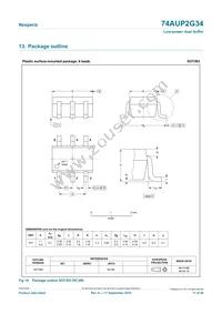 74AUP2G34GN Datasheet Page 11