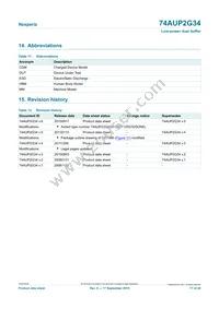 74AUP2G34GN Datasheet Page 17