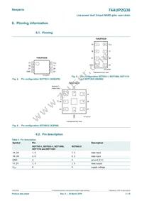74AUP2G38GD Datasheet Page 3