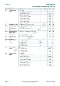 74AUP2G38GD Datasheet Page 6