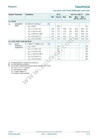 74AUP2G38GD Datasheet Page 8