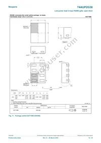 74AUP2G38GD Datasheet Page 12