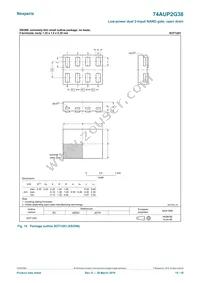 74AUP2G38GD Datasheet Page 15