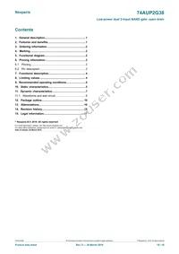 74AUP2G38GD Datasheet Page 18