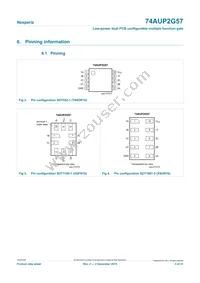 74AUP2G57DPJ Datasheet Page 3