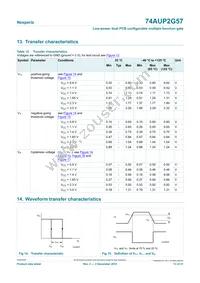 74AUP2G57DPJ Datasheet Page 13