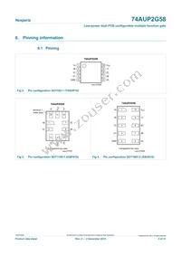74AUP2G58DPJ Datasheet Page 3