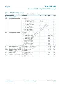 74AUP2G58DPJ Datasheet Page 9