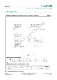 74AUP2G58DPJ Datasheet Page 15