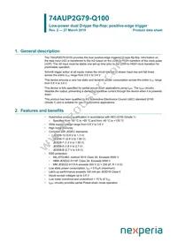 74AUP2G79DC-Q100H Datasheet Cover