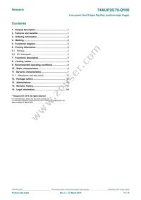 74AUP2G79DC-Q100H Datasheet Page 15